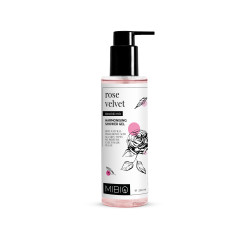 MIBIO Rose velvet, harmonizující sprchový gel