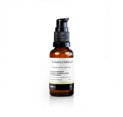 Hyaluron a Salixin®, vyrovnávací zklidňující pleťový a tělový gel