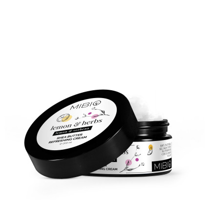 MIBIO Lemon & herbs, osvěžující máslový krém MIBIO Lemon & herbs, osvěžující máslový krém